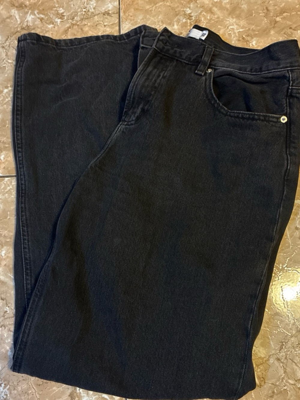 Garage Women's Relaxed Black Jeans